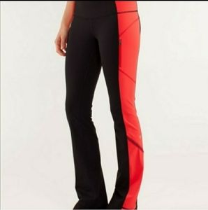 Lululemon Ice Queen Red Running Pants 10